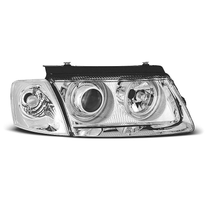 Faros Delanteros Angel Eyes Vw Passat B5 3b 11.96-08.00 Angel Eyes Cromados