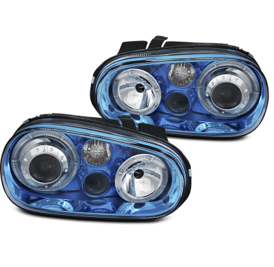 FAROS OJOS DE ÁNGEL AZUL se adapta a VW GOLF 4 09.97-09.03