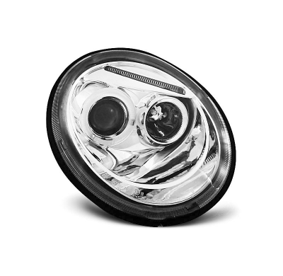 Faros Delanteros Angel Eyes Vw New Beetle 10.98-05.05 Cromados