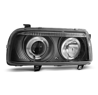 Faros Delanteros Angel Eyes Vw Vento 01.92-08.98 Fondo Negro