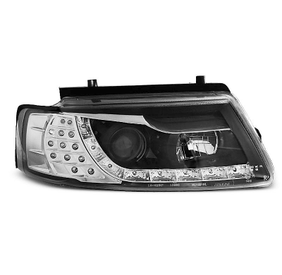 Faros Delanteros Luz Diurna Vw Passat B5 11.96-08.00 Fondo Negro