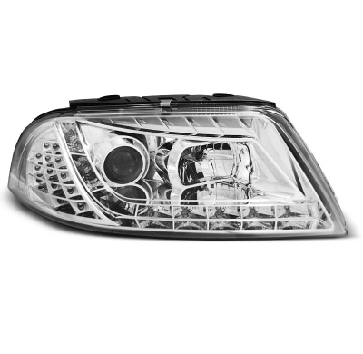 Faros Delanteros Luz Diurna Vw Passat 3bg B5 Fl 09.00-03.05 Cromados