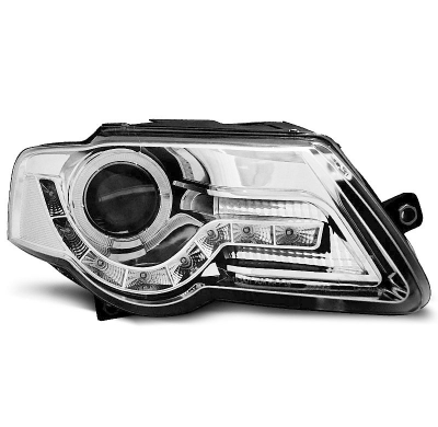 Faros Delanteros Luz Diurna Vw Passat B6 3c 03.05-10 Cromados