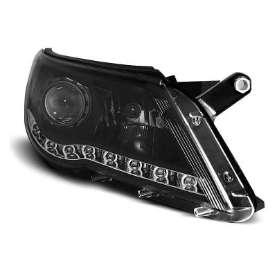 Vw Tiguan 10.07-11 Faros Delanteros Luz Diurna Fondo Negro