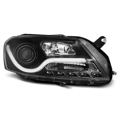 Faros Delanteros Luz Diurna Vw Passat B7 10.10-10.14 Negro Tube Light