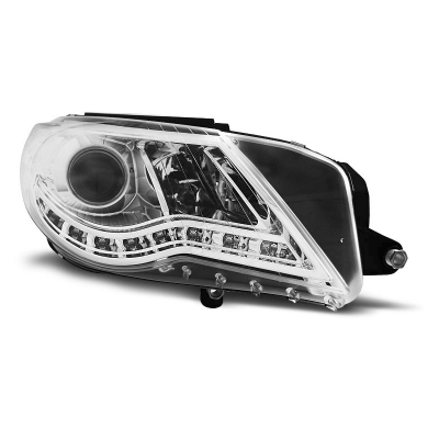 Faros Delanteros Luz Diurna Vw Passat Cc Cromados
