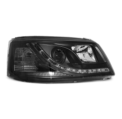 Vw T5 04.03-08.09 Faros Delanteros Luz Diurna Tru Drl Ece-R87 Negro