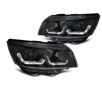 FAROS DELANTEROS FAROS DELANTEROS LUZ NEGRO DRL para VW T6.1 20- con intermitente dinamico