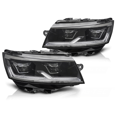 FAROS LED NEGROS DRL para VW T6.1 20-24