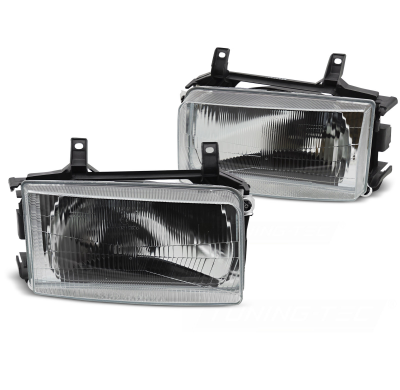 FAROS DELANTEROS NEGROS PARA VW T4 90-03.03 TRANSPORTER