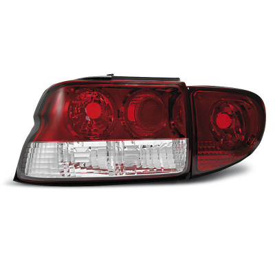 Pilotos Traseros Lexus Ford Escort Mk6/7 93-00 Rojo/Blanco