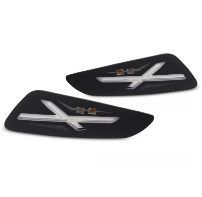 LED DE INTERMITENTE DELANTERO NEGRO PARA VESPA SPRINT / PRIMAVERA 150cc