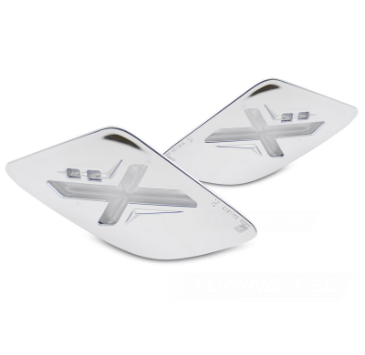 INTERMITENTE TRASERO CROMADA LED PARA VESPA GTS / GTV 300cc