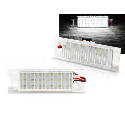 Luces Matricula Opel Zafira B/  Astra H/  Corsa D  Led