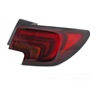 PILOTO TRASERO LED ROJO HUMO LADO DERECHO TYC PARA OPEL ASTRA K 15-19 HB