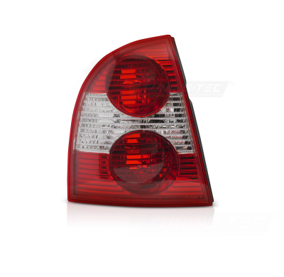 PILOTO TRASERO ROJA BLANCA LADO IZQUIERDO TYC PARA VW PASSAT 3BG 00-05 SEDÁN