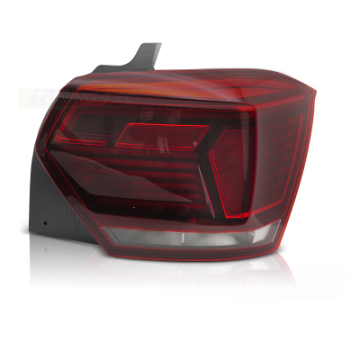 PILOTO TRASERO LED ROJA BLANCA LADO DERECHO TYC PARA POLO 2G HB 17-21