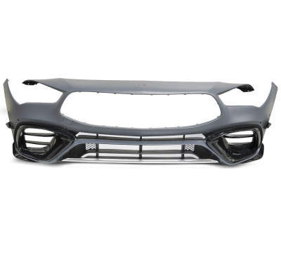 PARACHOQUES DELANTERO ESTILO SPORT CROMADO PDC se adapta a MERCEDES CLA W118 19-23
