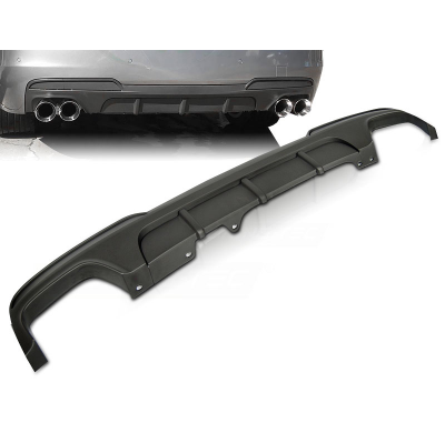 Difusor trasero BMW F10 / F11 MP TWIN OUTLET TWIN MUFFLE