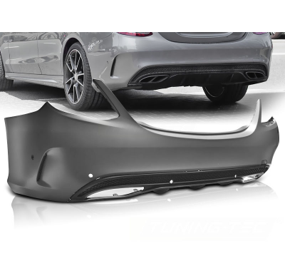 Paragolpes Trasero Mercedes W205 14- Amg Style Pdc