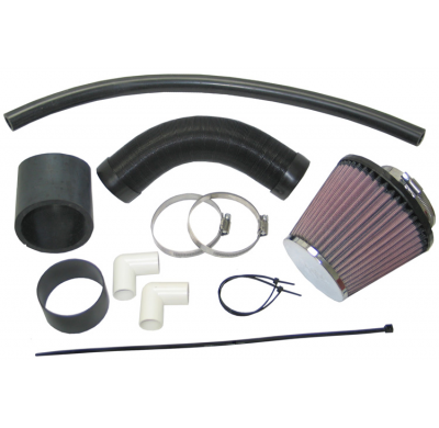 K&n Filtro De Aire 57i Kit Ford Fiesta Iii 1.6l L4 F/I  Año:1989  Obs.: From 4/89, Hose to Airbox Lid