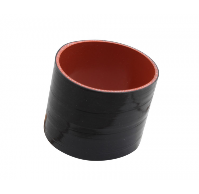 AEM HOSE; 3.5" X 3" BLACK SILICONE