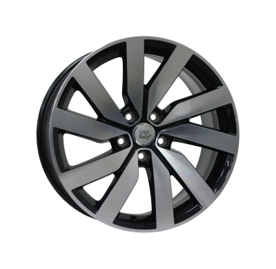 Llanta Wsp Italy VW    R 8X18 W468  CHEOPE ET44 5X112 57.1 GLOSSY BLACK POL. +  m