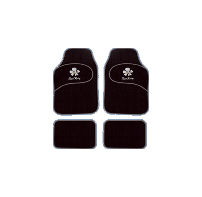 Alfombrillas Universales Daisy Grey Flowers 4pcs