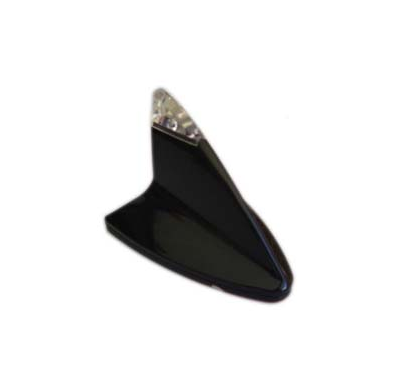 Antena Tiburon Negra C/Led
