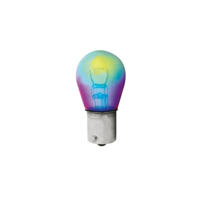 Ba15s Bombilla Iridiscente _Naranja (2 Piezas)