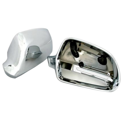 Juego Carcasas Cromadas Para Espejos Retrovisores Audi A3 8p Y 8pa Del 2008>10 , A4 8k Del 2007>09 , A5 8t Del 2007>10 , A6 4f D