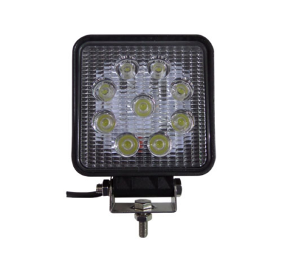 Foco De Led Cuadrado De 11 X 11 Cm 12-24v, 27w Y 1900lm