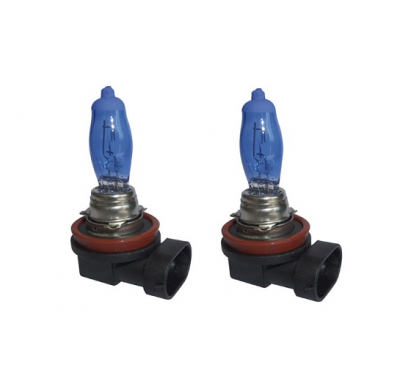 Kit 2 Bombillas De Luz Super Blanca H11 12v 55w Hod Btr Performance