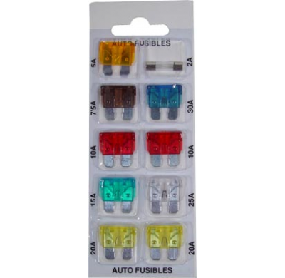 Blister (9 Fusibles Uni) + (1 Fusible Cristal)