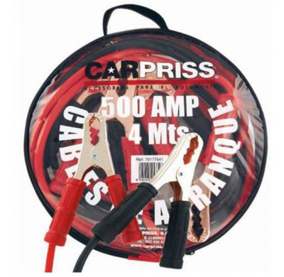 Cables Arranque 500 Amperios 4 Metros C/Bolsa.