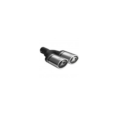 Cola Escape Doble Ovalada 95x65x160 Rvs Ulter Sport