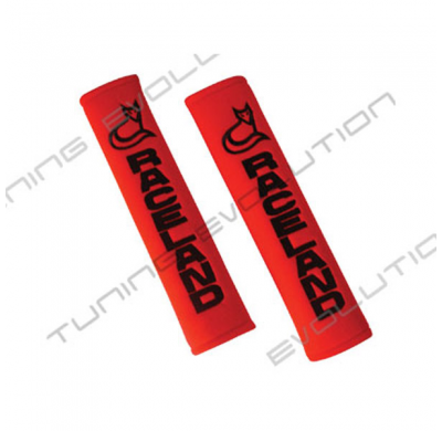 Cubrecinturon Raceland Alcantara Rojo