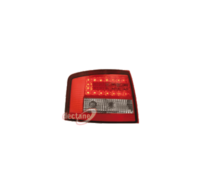 Pilotos Led Audi A6 Avant 12/97-01/05 4b _ Rojos/Crystal