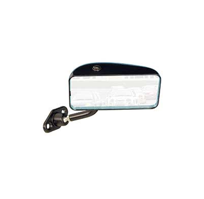 Espejo Fibra Negro Derecho Cristal Plano