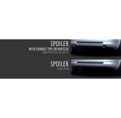 Faldón Trasero Incluidos Escapes Dobles Inox Caractere Para 2.5 Tdi 180 Cv Quattro Audi A4 Berlina (2001) (8e) Caractere El Tiem