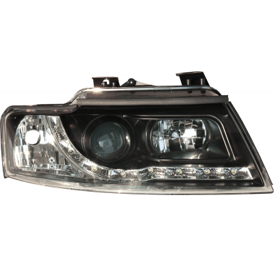 Faros Luz Diurna Au A4 B6 Cabrio 02- Black