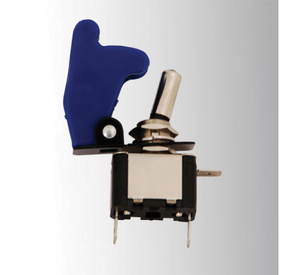 Interruptor Tipo Aviación Azul C/Led Azul