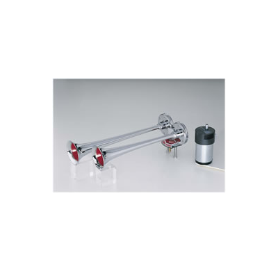 Jgo.bocinas para camión a crompresor, trompetas Cromadas