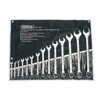 Juego De Llaves Combinadas Métricas 14pzs