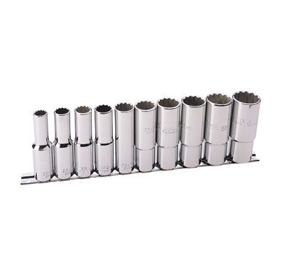 Juego De Llaves De Vaso 1/2" 12pt Largo 10pzs