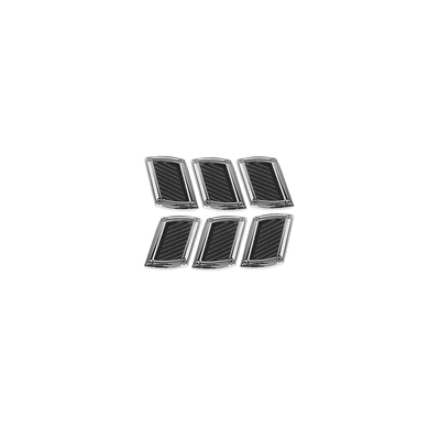 Kit 6 Fender Air Intake Carbon/Cromo