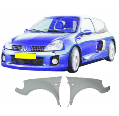 Kit Ancho Renaul Cli0 V6 Pasos De Rueda Extensions Delantero