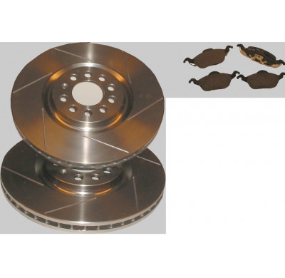 Kit Discos Delanteros + Pastillas Freno Delanteras Citroen C 3 /   1.6i 16v / Año  02 ->