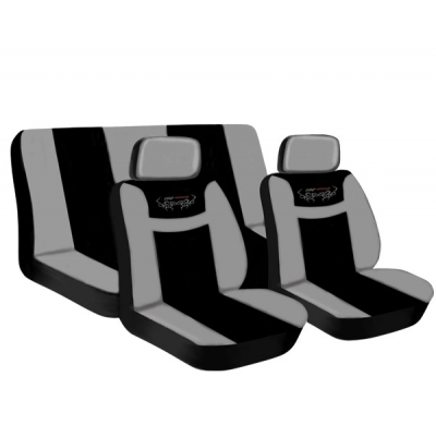 Kit Fundas P/Assientos Pro-Racing Gris (6pcs)