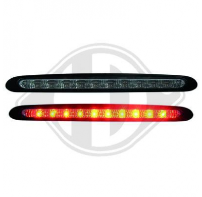 Lámpara De Freno De Diseño Leon, 05-09 Led; Cristal Claro/ Negro